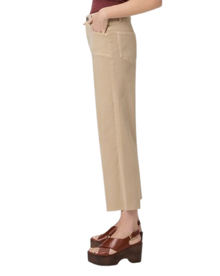 Anessa With Set in Pockets + Raw Hem - Vintage Soft Sand