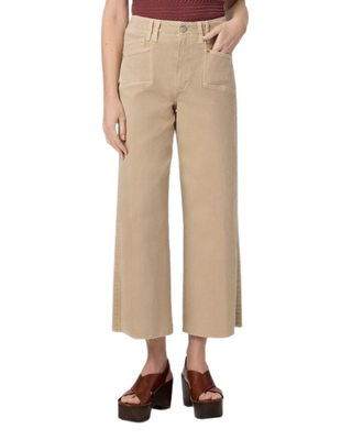 Anessa With Set in Pockets + Raw Hem - Vintage Soft Sand