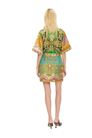 Clemenza Spliced Mini Dress