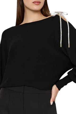 Ida Crystal Tie Sweater