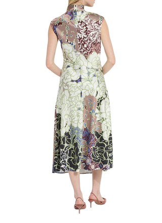 LYSSE Flora Mock Neck Bias Cut Midi Dress Monkee's of Willamsburg