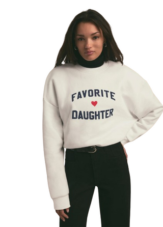 Favorite Daughter Heart Logo Sweatshirt