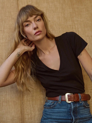 Blair Slim V-Neck Tee