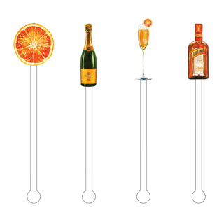 4 Piece Acrylic Stir Set