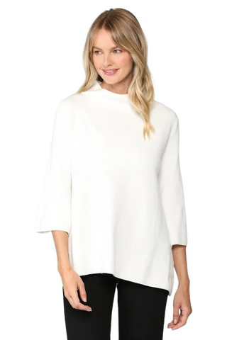 Mock Neck Pull Over Sweater/Bell Sleeve