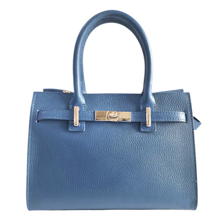 Modarno "Gina" Handbag and Shoulder Bag - Avio Blue