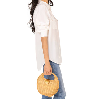 Kava Handbag - Dark Natural