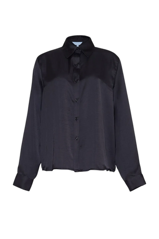 The Elle Satin Button Down Shirt