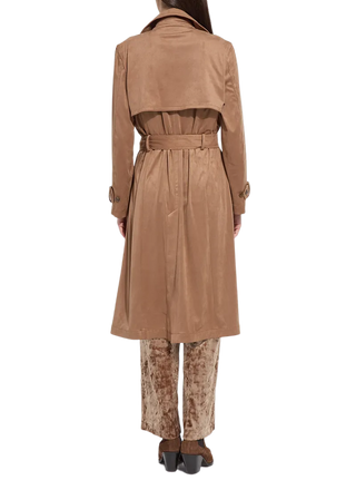 Agatha Vegan Suede Trench Coat