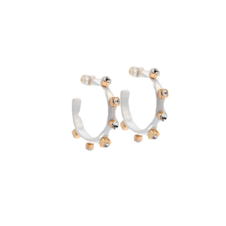Metal Hoop - Crystal