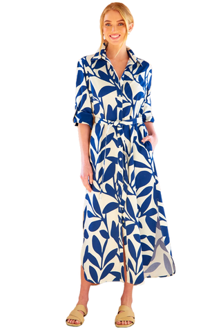 Long Alex Shirt Dress-Branching Out