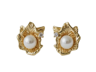 Artistic Vintage Floral Drop Earrings