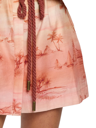 Sunset Shirt Mini Dress