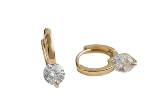 Modern Geometric Zirconia Drop Earrings