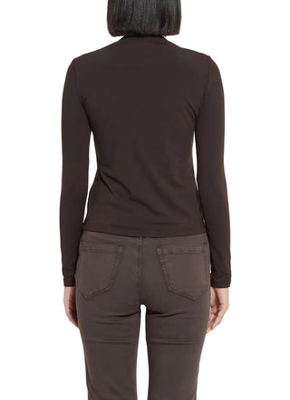 Electra Crossed Boat Neck Top