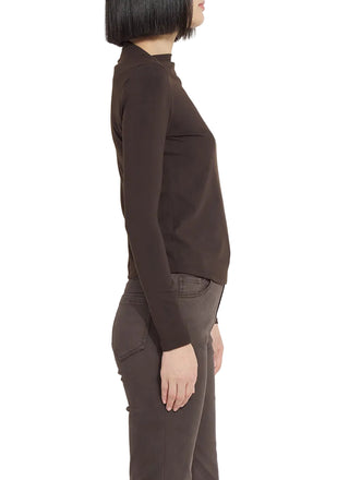 Electra Crossed Boat Neck Top