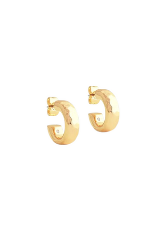 Farrier Huggie Hoop Earrings