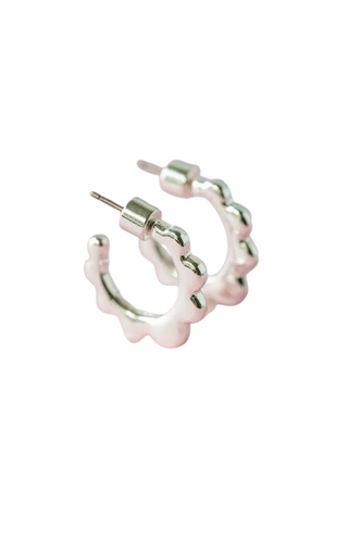 Scalloped Mini Hoop