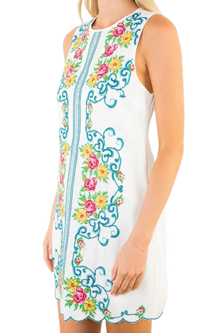 Floral Embroidered Dress