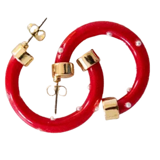 Minis - Red with Pearls