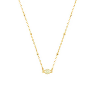 FYB Birthstone Necklace - Gold/November