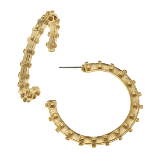 Studded Hoops