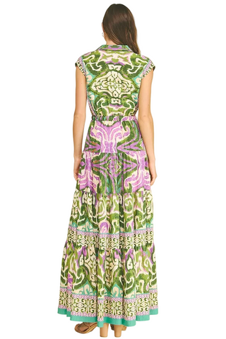 Bohemian Pattern Maxi Dress