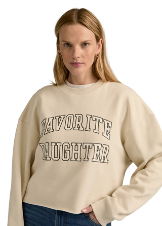 The Cropped Collegiate Sweatshirt