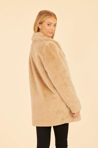Faux Fur Long Coat