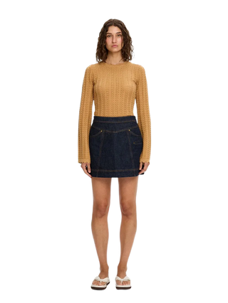 Immy Denim Maxi Skirt