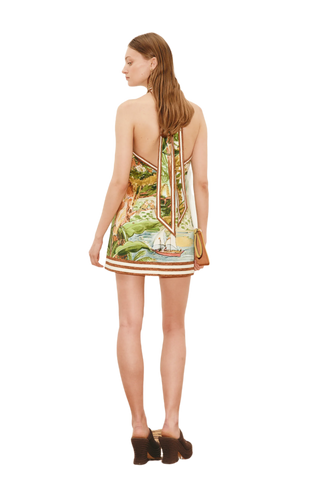 TOUCAN TANGO HALTER MINI DRESS