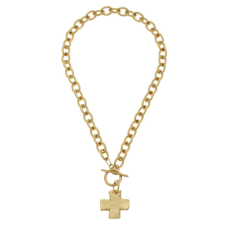 Cross Toggle Necklace