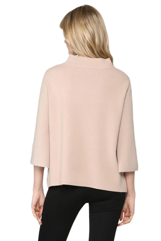 Mock Neck Pull Over Sweater/Bell Sleeve