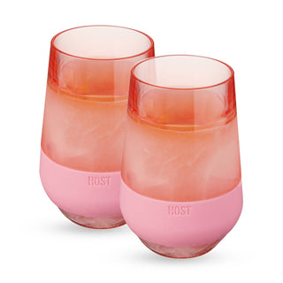 HOST Wine Freeze™ Xl Insulated Cooling Cups - Blush Monkee's of Willamsburg