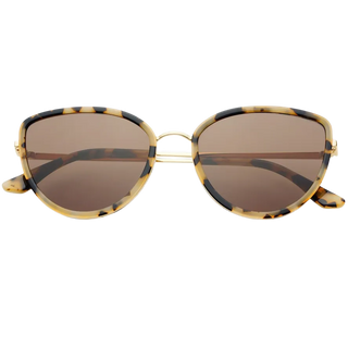 Luna Acetate Womens Cat Eye Sunglasses-Milky Tortoise