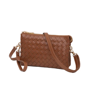 Kate Woven Crossbody Wristlet Bag