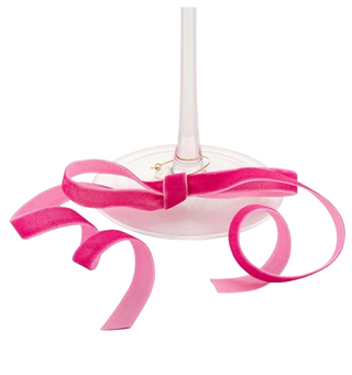 Velvet Bow Wine Charms - Moroccan - Set of 6