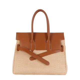 LISI LERCH Stella- Soft Rattan- Handbag - Camel Monkee's of Willamsburg