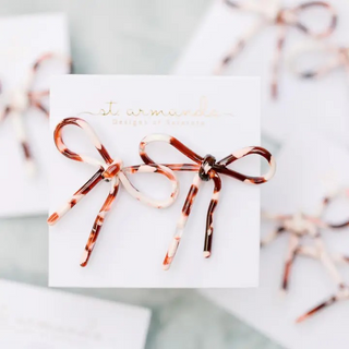 Bow Statement Stud Earrings