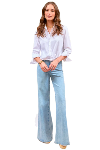 Sloane Shirt Solid Silky Poplin