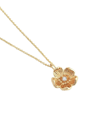 Wildflowers Gold Pendant Necklace