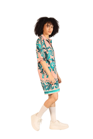 Ava Dress-Emerald Blush