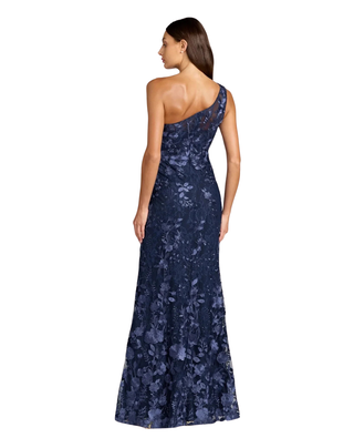 MAC DUGGAL One Shoulder Lace Embroidered Gown Monkee's of Willamsburg