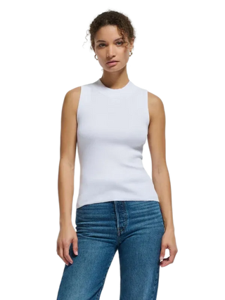 Joan Sleeveless Mock Neck