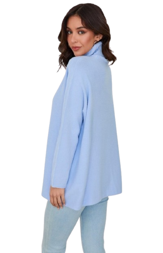 Viscose Long Sleeve Turtleneck Sweater