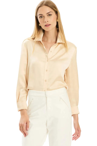 Candice Silk Charmeuse Blouse
