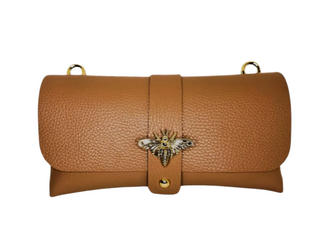 Bee Clutch - Brown