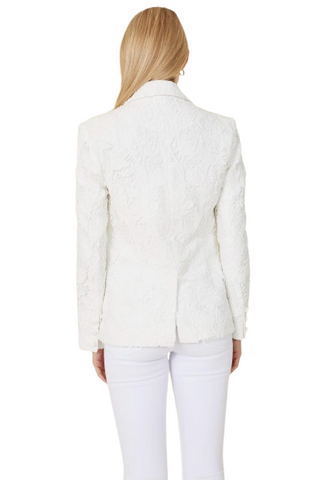 Floral Lace Tailored Blazer