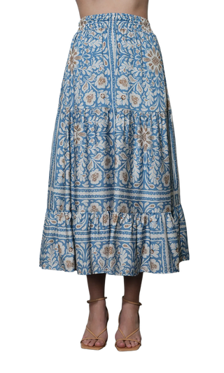 Amelia Tiered Midi Skirt