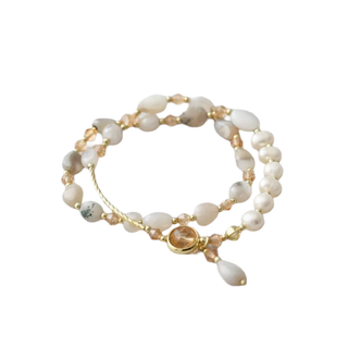 CAMILLA DOVEY French-Inspired Pearl Layered Bracelet Monkee's of Willamsburg